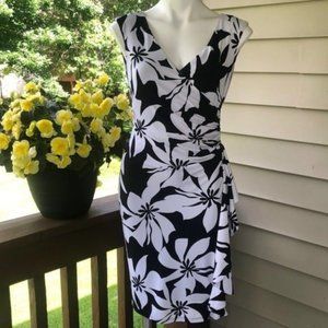 White House Black Market Floral Dress, Size 4